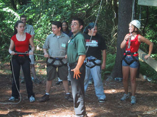 The Ropes Course at the Warren Conference Center